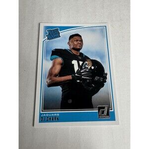 DJ Chark Rated Rookie RC 2018 Donruss Football Card #315 Jacksonville Jaguars